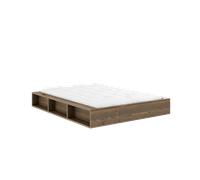 Cadre de Lit Karup Design Ziggy 140x200 Marron Caroube