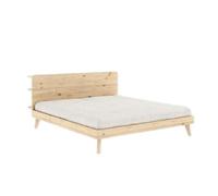 Cadre de Lit Karup Retreat 180x200 en Pin Laqué Transparent