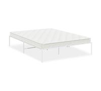 Cadre De Lit Métal Blanc 140x200 Cm Blanc