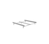Cadre de Lit Moebe 90-180 cm en Acier Inoxydable