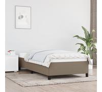 Vidaxl Cadre De Lit Taupe 180x200 Cm Tissu