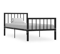 Bedframe metaal zwart 160x200 cm284572
