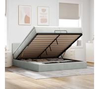 Cadre de lit ottoman avec matelas rose 80x200 cm velours cadre de lit vidaXL