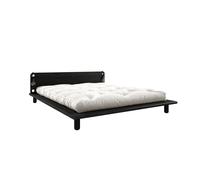 Cadre de Lit P vec 2 Lampes 140x200 102 Noir