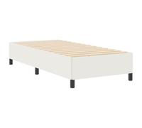 vidaXL Cadre de lit Crème 90x200 cm Tissu Côtelé 42006949