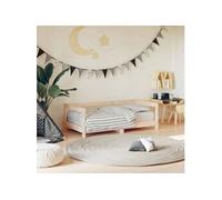 vidaXL Cadre de Lit pour Enfants, Lit Simple avec Tête de Lit et Pied de Lit, Meuble de Chambre à Coucher, Scandinave, 834396