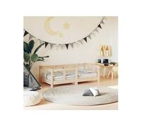 vidaXL Cadre de lit pour enfants 834426 – Lit simple scandinave avec tiroirs, tête et pied de lit