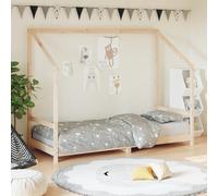 Cadre de Lit pour Enfants, Lit Simple avec Sommier à Lattes, Meuble de Chambre à Coucher, Moderne, Marron 90x200 cm 835703