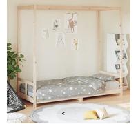 Cadre de lit pour enfants - VIDAXL - 80x200 cm - Bois de pin massif - Design à baldaquin - 1 place