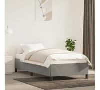 Cadre de Lit Rose 80x200 cm Velours Rembourré Simple Sommier Chambre vidaXL