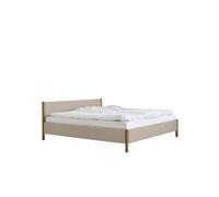 Cadre de Lit RYE Veng 160x200 Argile/Chêne Huilé