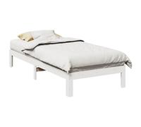 VidaXL Cadre de lit familial sans matelas blanc 270x200 cm, lit familial, cadre de lit, sommier, lit de taille familiale, 3324569