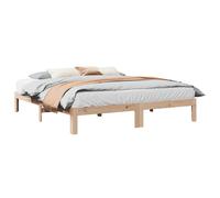 Cadre de lit sans matelas 160x200 cm bois massif de pin vidaXL