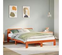 Cadre de Lit sans Matelas Adulte Chambre Intérieur Bois Pin Massif vidaXL