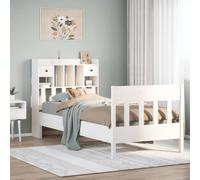 Cadre de Lit sans Matelas Adulte Sommier à Lattes Chambre Bois Pin Massif vidaXL