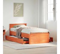 Cadre de Lit sans Matelas avec Tête de Lit Sommier Chambre Intérieur vidaXL