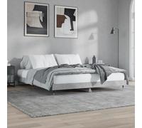 Cadre de Lit sans Matelas Double Adulte Chambre Chêne Marron 160x200 cm vidaXL