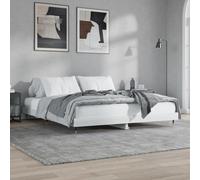 Cadre de Lit sans Matelas Double Adulte Chambre Chêne Marron 160x200 cm vidaXL