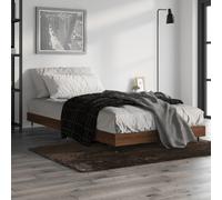 vidaXL Cadre de lit sans matelas chêne marron 120x200 cm