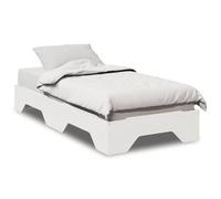 Cadre de lit sans matelas empilable cire marron 80x200 cm lit empilable vidaXL