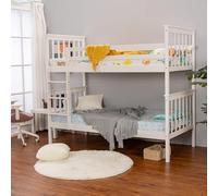 Cadre de lit simple pour enfant avec toboggan et échelle pour économiser de l'espace et s'amuser