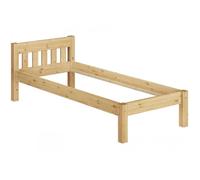 Cadre de lit simple style contemporain pin massif 90x200 lit enfant, sans literie 60.38-09oR