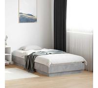 Cadre de Lit Sommier à Lattes Adulte Chambre Intérieur Bois d'Ingénierie vidaXL