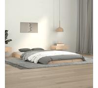 Vidaxl Cadre De Lit 120x190 Cm Bois Pin Massif Petit Double Marron