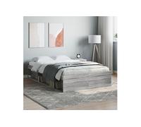 Cadre de lit sonoma gris 120x200 cm 3203857
