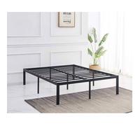Cadre de lit - STANEW - Modèle Stanew - 140 x 190 cm - Métal - Montage facile