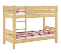 Cadre de lit superposé extra stable pin massif 80x200 séparable, enfants et adultes 60.16-08T80oR