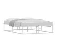 vidaXL Cadre de lit 4017425 métal blanc 140x200 cm sans matelas