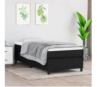 Cadre de lit - VIDAXL - LEMON - Noir - 100x200 cm - Tissu 100% polyester