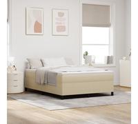 Cadre De Lit Vidaxl Vert Clair Gris 140x190 Cm Tissu En Velours Côtelé Gris