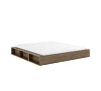Cadre de Lit Ziggy 180x200 Brun Caroube