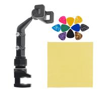 Cadre de machine, support de tête, pince rotative, support de micro en tissu, 10 médiators, HUIOP BUZHI LAOJIA