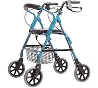 cadre de marche, Cadre de marche à roulettes Standard for personnes âgées, pliable en aluminium, aide la mobilité réglable hauteur