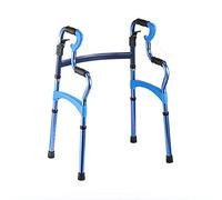 cadre de marche, Cadre de marche pliable en alliage d'aluminium léger, hauteur réglable, aide à la for adultes, personnes âgées et handicapées