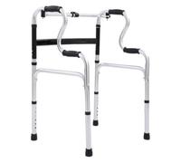 Cadre de marche, Déambulateur pliable, Déambulateur médical portatif à hauteur réglable