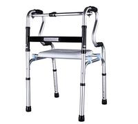 Cadre de marche, déambulateurs pour personnes âgées avec béquilles en aluminium pour personnes handicapées, bâton de marche antidérapant avec hôpital, économie d'espace - étoile de lumière