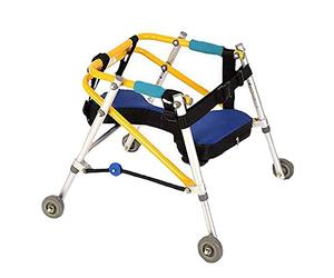 Cadre De Marche For Paralysie, Cadre De Support D'entraînement Et De Rééducation Des Membres Inférieurs For Enfants Avec Coussin, Cadre De Marche Réglable En Hauteur Et Pliable(M)