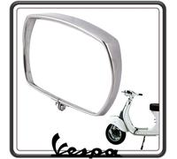 Cadre de masque à virole phare phare phare groupe optique avant compatible pour Piaggio Vespa 50 Special.
