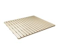 Cadre de matelas de sol enroulable, planche de lit pliante en bois avec support respirant personnalisable et cordon en nylon 70 x 160 cm