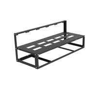 Cadre de minage : cadre de minage, rack de boîtier de minage en air ouvert 8 GPU | Conception de convection, boîtier de minage en air ouvert, rack, support de carte mère, améliore le flux d'air du GPU