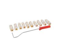 Cadre De Mini Rouleau Silverline Et 10 Manchons 100mm Outil De Décoration DIY