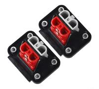 Cadre de montage 50 A 600 V Support pour connecteur d'alimentation 12-6 AWG - Installation rapide EV Panneau de distribution gris (2 pièces)