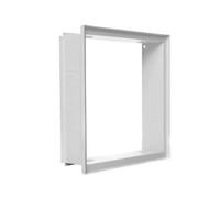 Cadre de montage à affleurement de crépi - CB-tec blanc, 23 x 68 cm