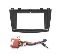 Cadre De Montage pour Autoradio 2 DIN pour Mazda 3 pour Axela (2009-2013) Panneau D'autoradio(Fascia and Cable,9 inch)