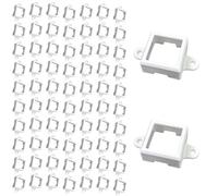 Cadre de montage pour lampe LED - Boîtier de protection robuste - Installation facile - Fixation LED pour une solution d'éclairage sûre et esthétique - Éclairage extérieur résistant aux intempéries