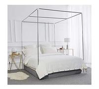 Cadre de moustiquaire en Acier Inoxydable pour lit Simple/Double/King Size/Super King Size, Montage Facile, diamètre 16 mm, Taille de lit 1,2 × 2 m, Support de moustiquaire pour li